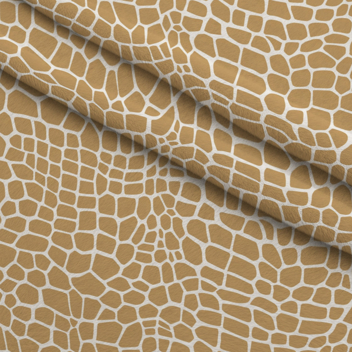 Safari Animal Skin Print 9 Fleece Fabric — fleece fabric folded close-up preview (mv-fleece-v1:lying)