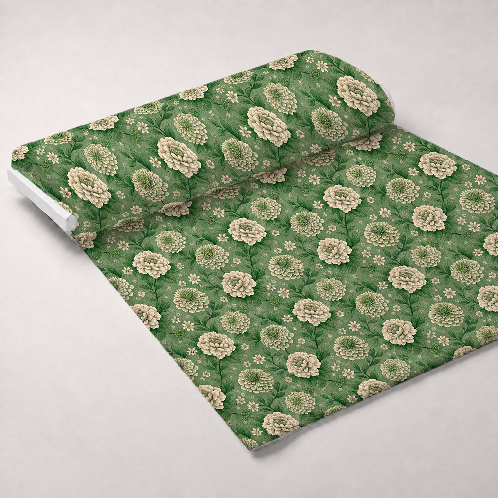 Sage Homestead Pattern 13 Fleece Fabric — fleece fabric unrolled bolt preview (mv-fleece-v1:bolt)