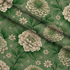 Sage Homestead Pattern 13 Fleece Fabric — fleece fabric folded close-up preview (mv-fleece-v1:lying)