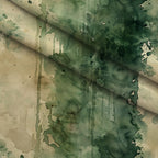 Sage Ink Wash Pattern 11 Fleece Fabric — fleece fabric folded close-up preview (mv-fleece-v1:lying)