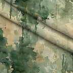 Sage Ink Wash Pattern 18 Fleece Fabric — fleece fabric folded close-up preview (mv-fleece-v1:lying)