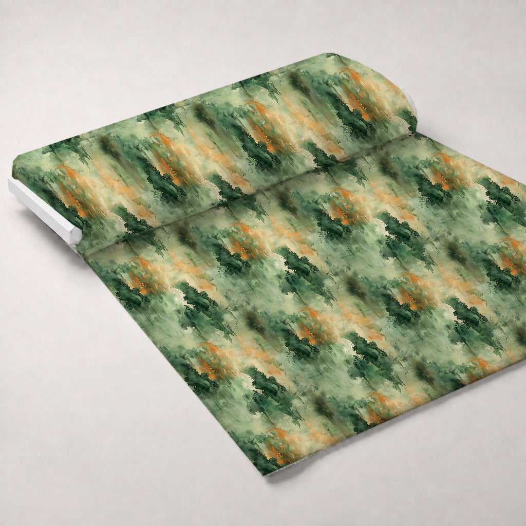Sage Ink Wash Pattern 2 Fleece Fabric — fleece fabric unrolled bolt preview (mv-fleece-v1:bolt)