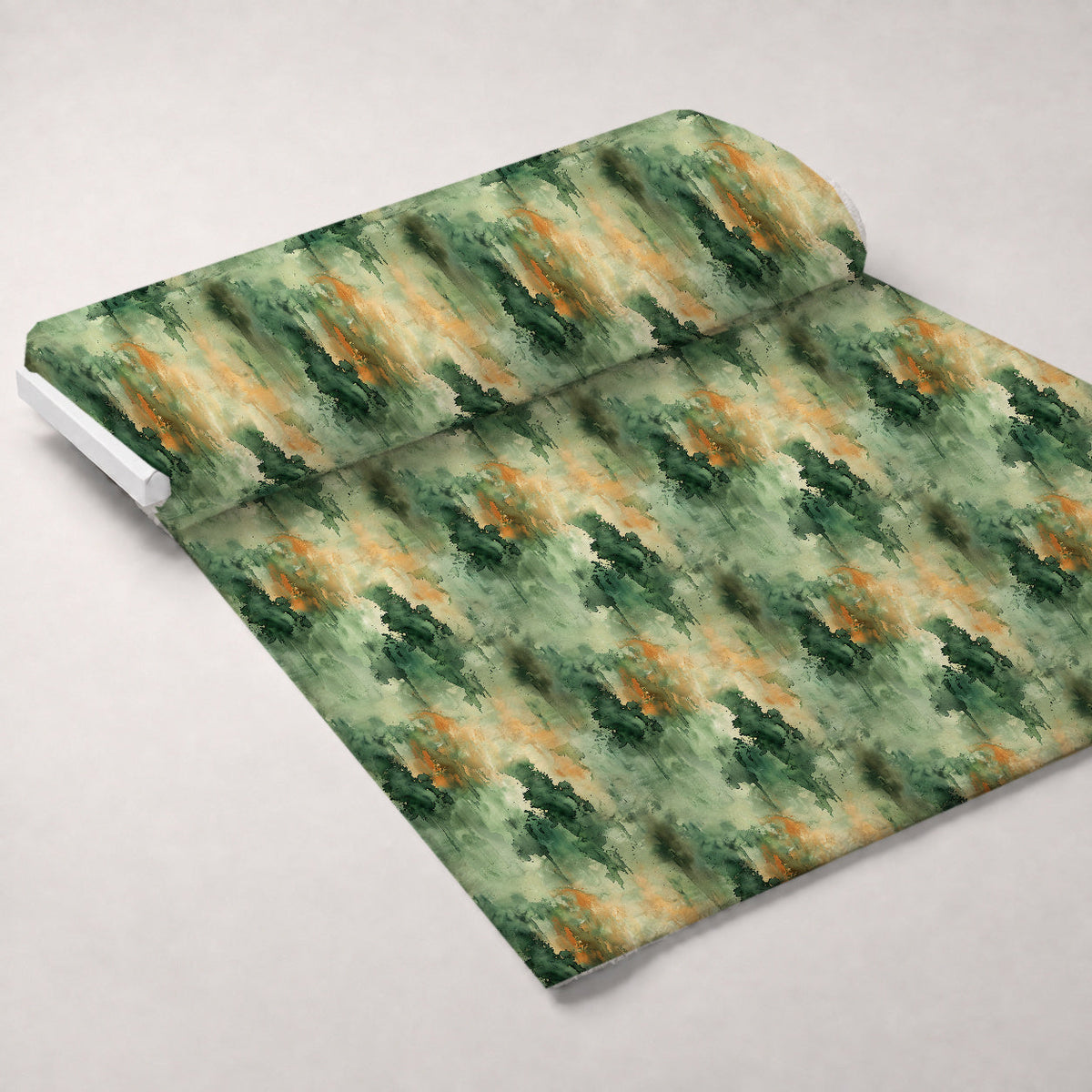 Sage Ink Wash Pattern 2 Fleece Fabric — fleece fabric unrolled bolt preview (mv-fleece-v1:bolt)