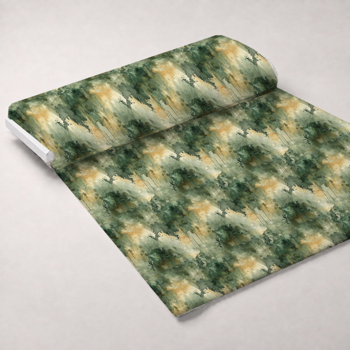 Sage Ink Wash Pattern 3 Fleece Fabric — fleece fabric unrolled bolt preview (mv-fleece-v1:bolt)