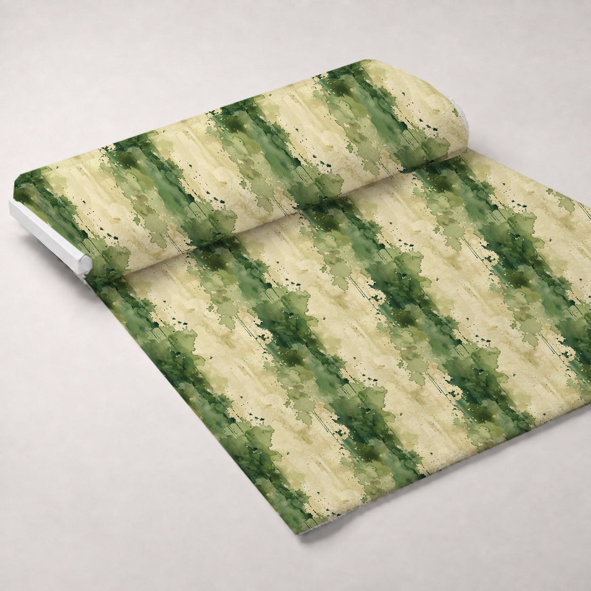 Sage Ink Wash Pattern 5 Fleece Fabric — fleece fabric unrolled bolt preview (mv-fleece-v1:bolt)