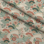 Sakura Fan Patchwork Pattern 2 Fleece Fabric — fleece fabric folded close-up preview (mv-fleece-v1:lying)
