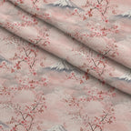 Sakura Summit Pattern 7 Fleece Fabric — fleece fabric folded close-up preview (mv-fleece-v1:lying)