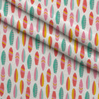 Sandy Shores Pattern 3 Fleece Fabric — fleece fabric folded close-up preview (mv-fleece-v1:lying)