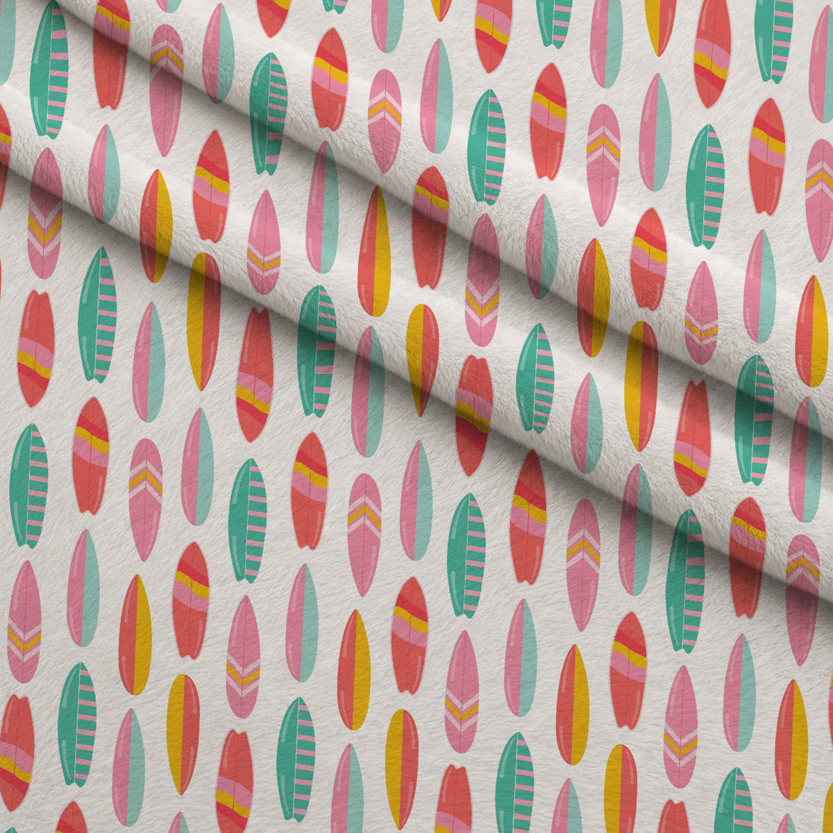 Sandy Shores Pattern 3 Fleece Fabric — fleece fabric folded close-up preview (mv-fleece-v1:lying)