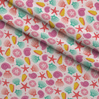 Sandy Shores Pattern 7 Fleece Fabric — fleece fabric folded close-up preview (mv-fleece-v1:lying)