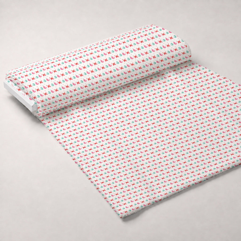 Sandy Shores Pattern 8 Fleece Fabric — fleece fabric unrolled bolt preview (mv-fleece-v1:bolt)