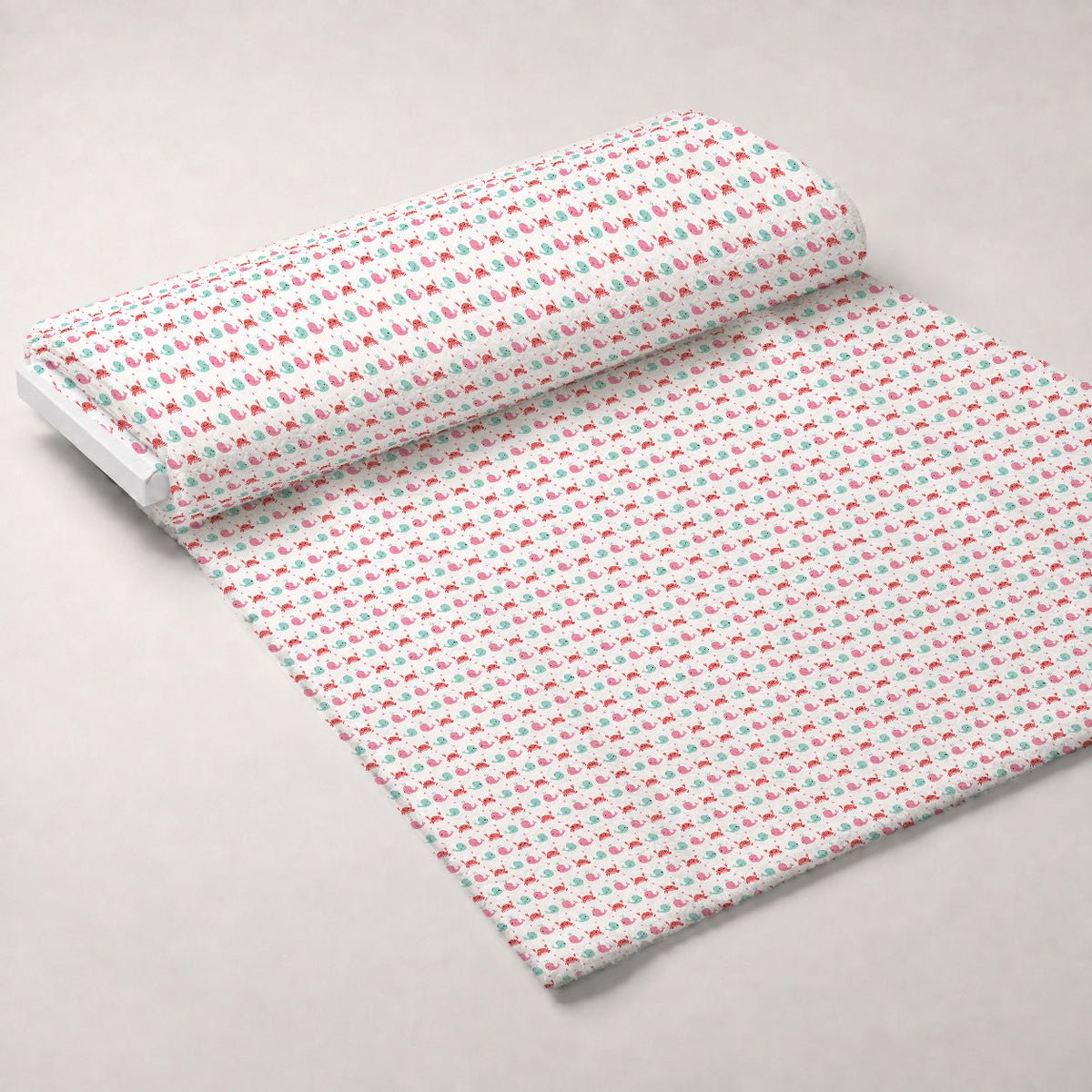 Sandy Shores Pattern 8 Fleece Fabric — fleece fabric unrolled bolt preview (mv-fleece-v1:bolt)