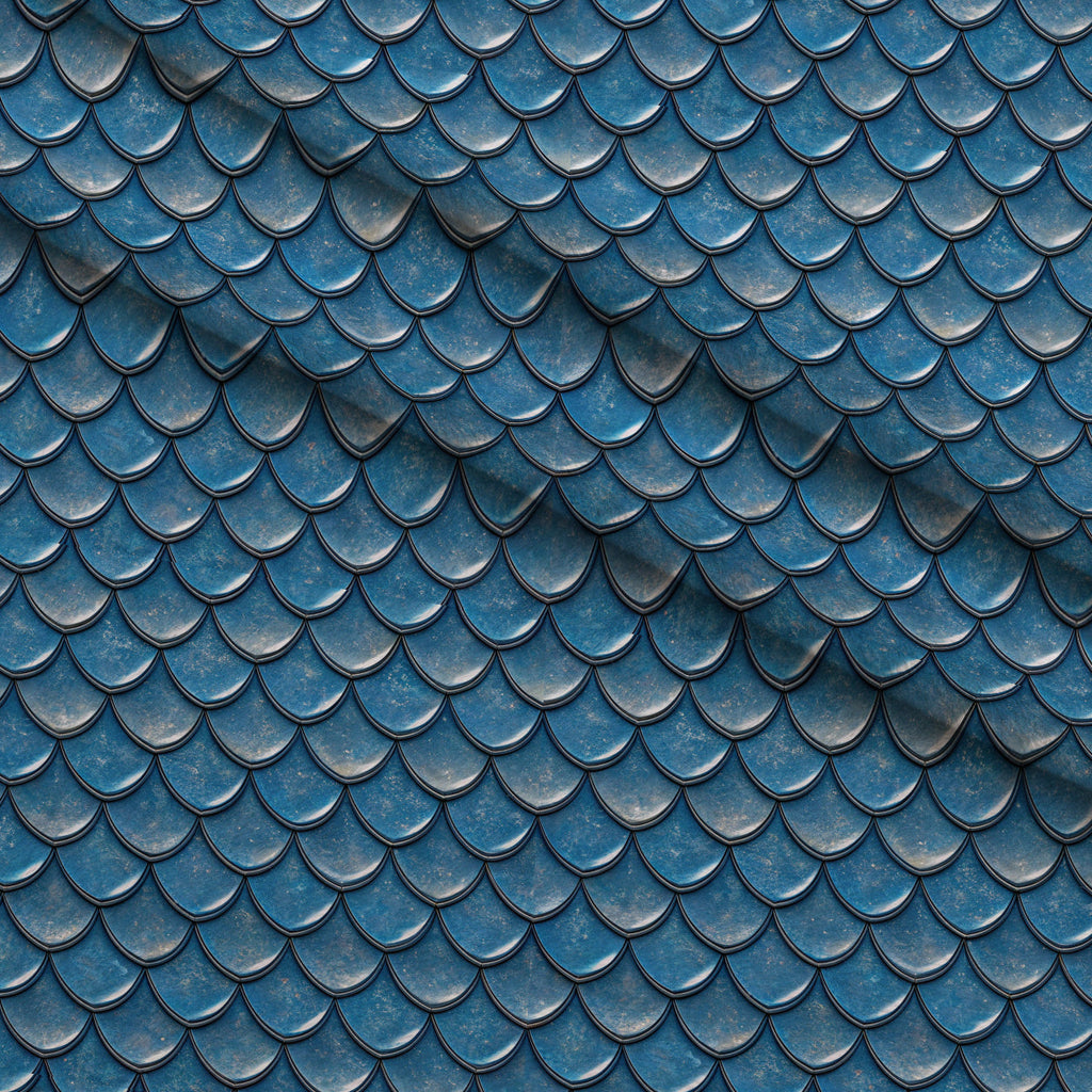 Sapphire Gleam Pattern 3 Fleece Fabric — fleece fabric folded close-up preview (mv-fleece-v1:lying)