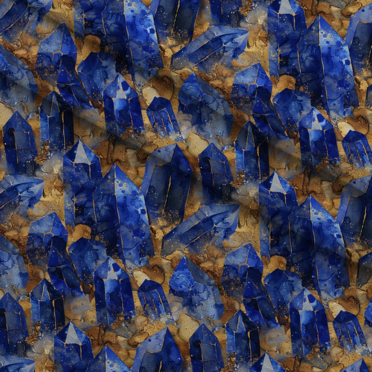 Sapphire Quarry Pattern 5 Fleece Fabric — fleece fabric folded close-up preview (mv-fleece-v1:lying)