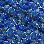 Sapphire Quarry Pattern 8 Fleece Fabric — fleece fabric folded close-up preview (mv-fleece-v1:lying)