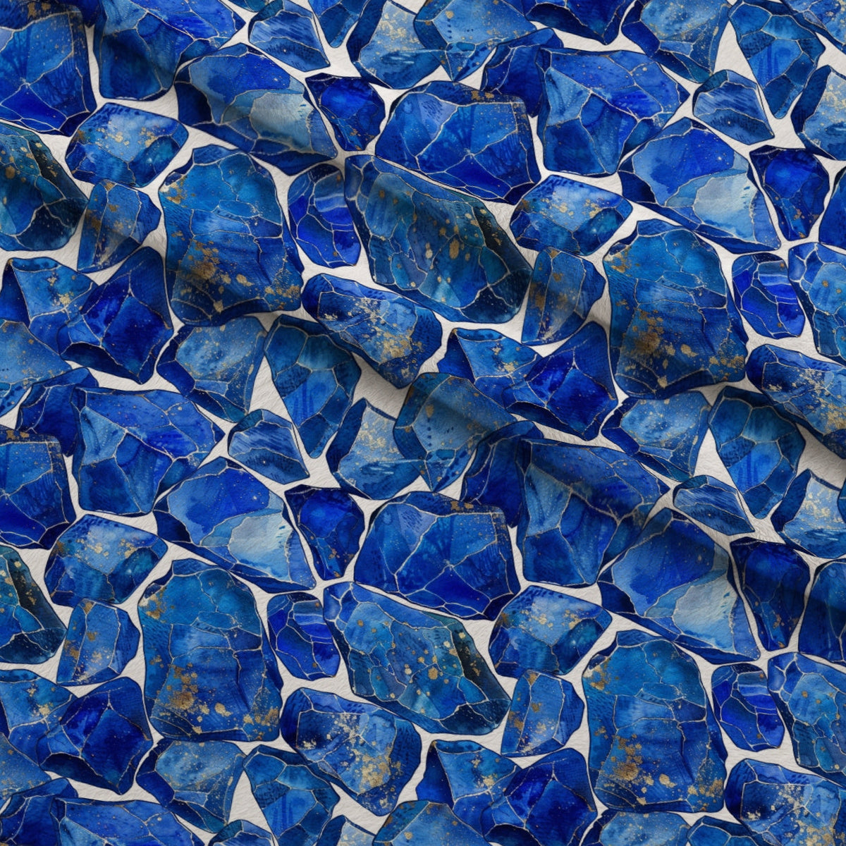 Sapphire Quarry Pattern 8 Fleece Fabric — fleece fabric folded close-up preview (mv-fleece-v1:lying)