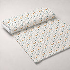 Scandi Meadow Pattern 1 Fleece Fabric — fleece fabric unrolled bolt preview (mv-fleece-v1:bolt)