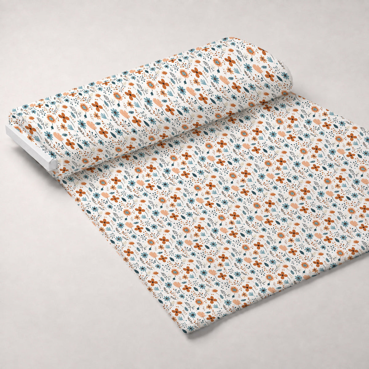 Scandi Meadow Pattern 4 Fleece Fabric — fleece fabric unrolled bolt preview (mv-fleece-v1:bolt)