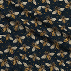 Scarlet Hive Pattern 10 Fleece Fabric — fleece fabric folded close-up preview (mv-fleece-v1:lying)