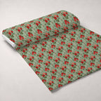 Scarlet Hive Pattern 11 Fleece Fabric — fleece fabric unrolled bolt preview (mv-fleece-v1:bolt)