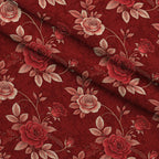 Scarlet Hive Pattern 15 Fleece Fabric — fleece fabric folded close-up preview (mv-fleece-v1:lying)