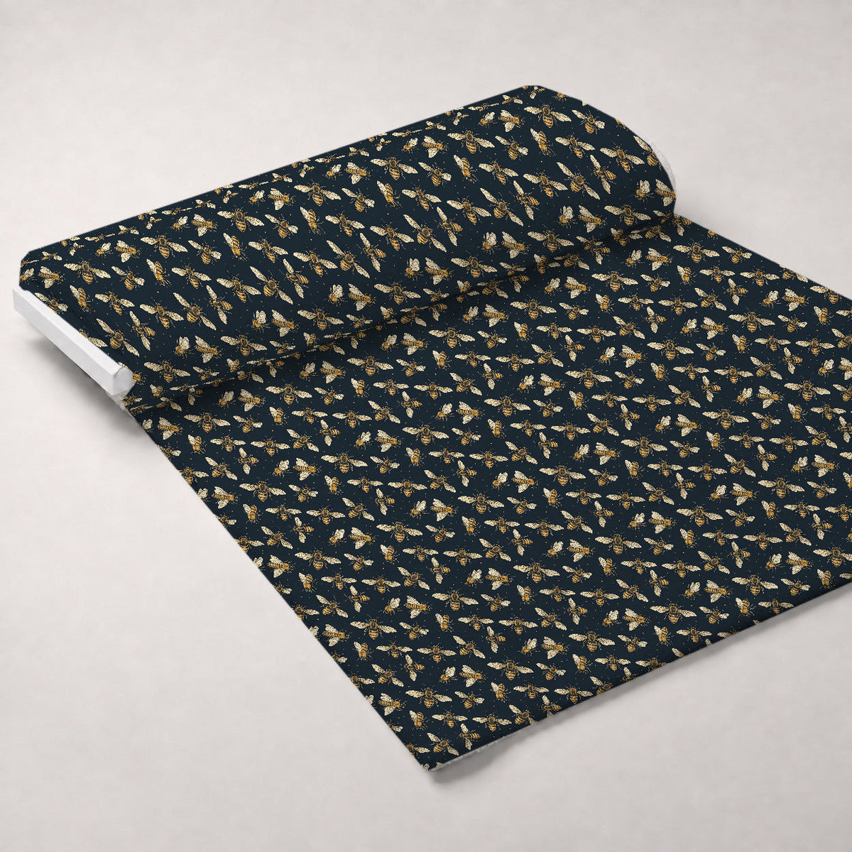 Scarlet Hive Pattern 19 Fleece Fabric — fleece fabric unrolled bolt preview (mv-fleece-v1:bolt)