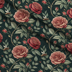Scarlet Hive Pattern 2 Fleece Fabric — fleece fabric folded close-up preview (mv-fleece-v1:lying)