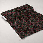 Scarlet Hive Pattern 21 Fleece Fabric — fleece fabric unrolled bolt preview (mv-fleece-v1:bolt)