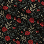 Scarlet Hive Pattern 21 Fleece Fabric — fleece fabric folded close-up preview (mv-fleece-v1:lying)