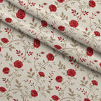 Scarlet Hive Pattern 22 Fleece Fabric — fleece fabric folded close-up preview (mv-fleece-v1:lying)