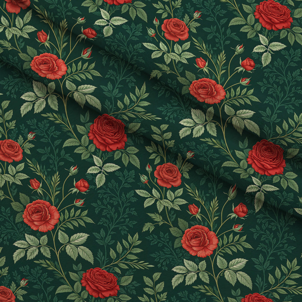 Scarlet Hive Pattern 23 Fleece Fabric — fleece fabric folded close-up preview (mv-fleece-v1:lying)