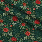 Scarlet Hive Pattern 23 Fleece Fabric — fleece fabric folded close-up preview (mv-fleece-v1:lying)
