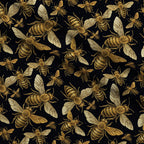 Scarlet Hive Pattern 24 Fleece Fabric — fleece fabric folded close-up preview (mv-fleece-v1:lying)