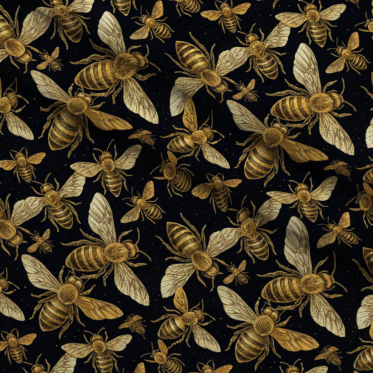 Scarlet Hive Pattern 24 Fleece Fabric — fleece fabric folded close-up preview (mv-fleece-v1:lying)