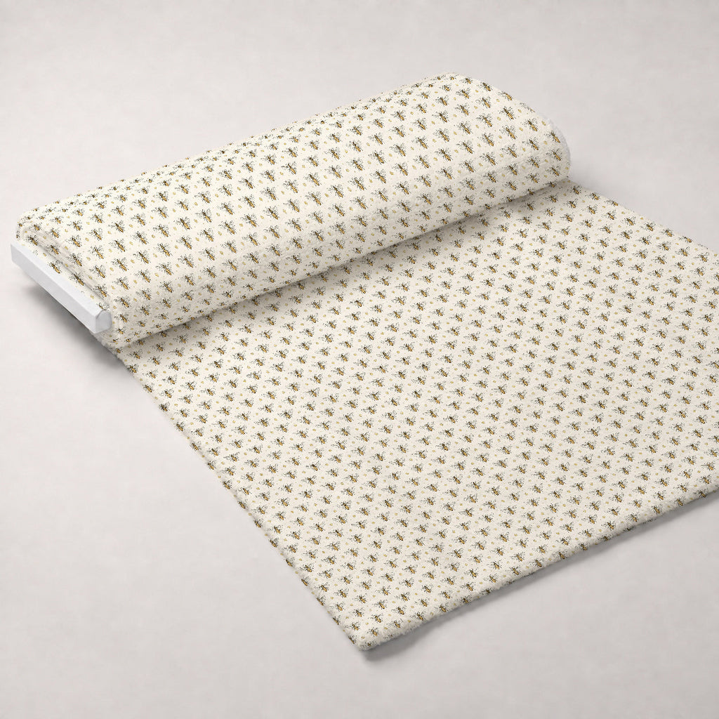 Scarlet Hive Pattern 25 Fleece Fabric — fleece fabric unrolled bolt preview (mv-fleece-v1:bolt)