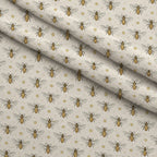Scarlet Hive Pattern 25 Fleece Fabric — fleece fabric folded close-up preview (mv-fleece-v1:lying)