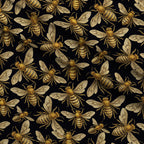 Scarlet Hive Pattern 5 Fleece Fabric — fleece fabric folded close-up preview (mv-fleece-v1:lying)