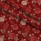 Scarlet Hive Pattern 7 Fleece Fabric — fleece fabric folded close-up preview (mv-fleece-v1:lying)