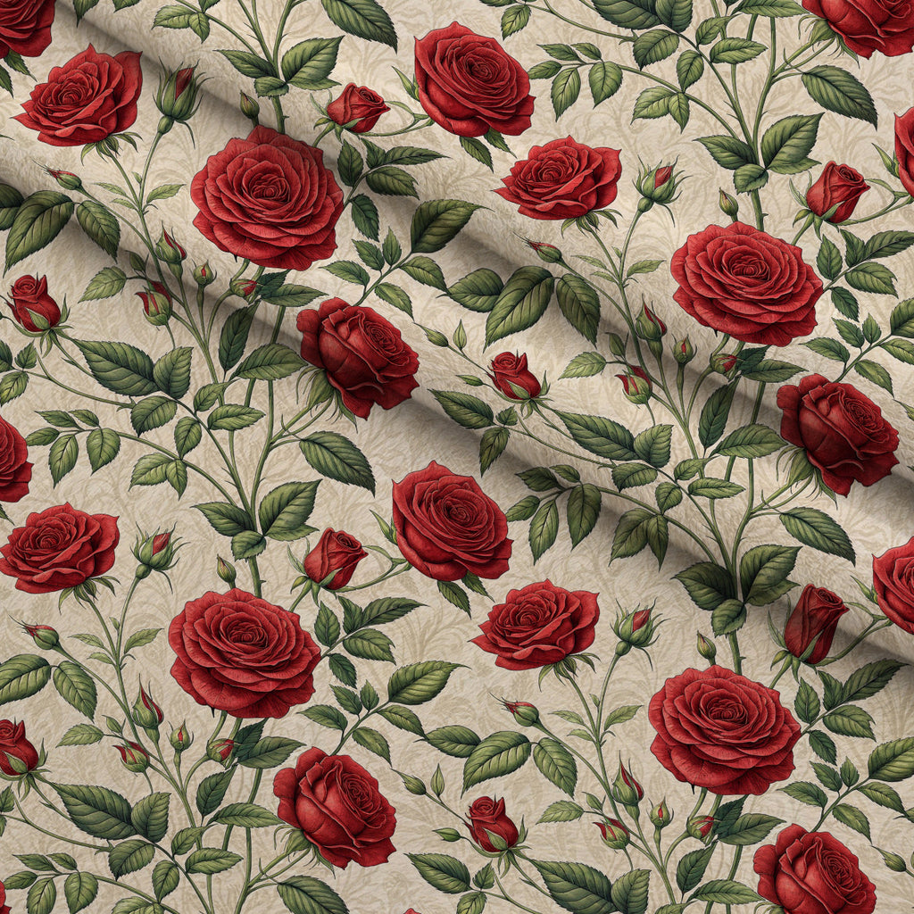Scarlet Hive Pattern 8 Fleece Fabric — fleece fabric folded close-up preview (mv-fleece-v1:lying)