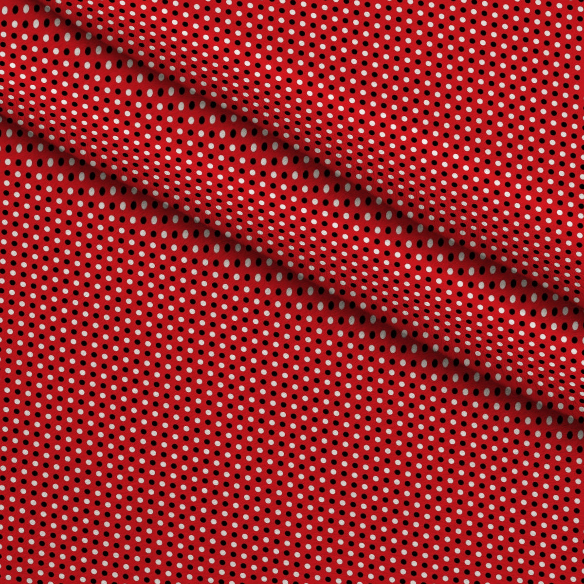 Scarlet Paisley Pattern 2 Fleece Fabric — fleece fabric folded close-up preview (mv-fleece-v1:lying)
