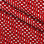 Scarlet Paisley Pattern 7 Fleece Fabric — fleece fabric folded close-up preview (mv-fleece-v1:lying)