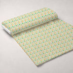 Scribble Sunshine Pattern 2 Fleece Fabric — fleece fabric unrolled bolt preview (mv-fleece-v1:bolt)