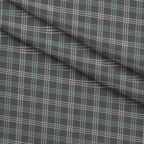 Seafoam Gingham Pattern 13 Fleece Fabric — fleece fabric folded close-up preview (mv-fleece-v1:lying)