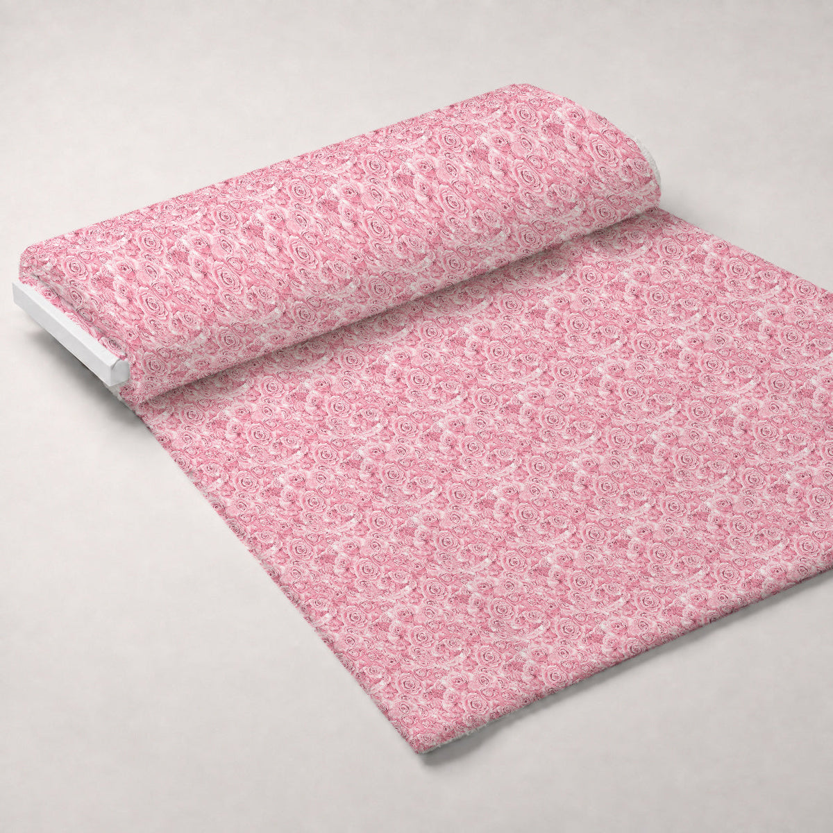 Sepia Blooms Pattern 28 Fleece Fabric — fleece fabric unrolled bolt preview (mv-fleece-v1:bolt)