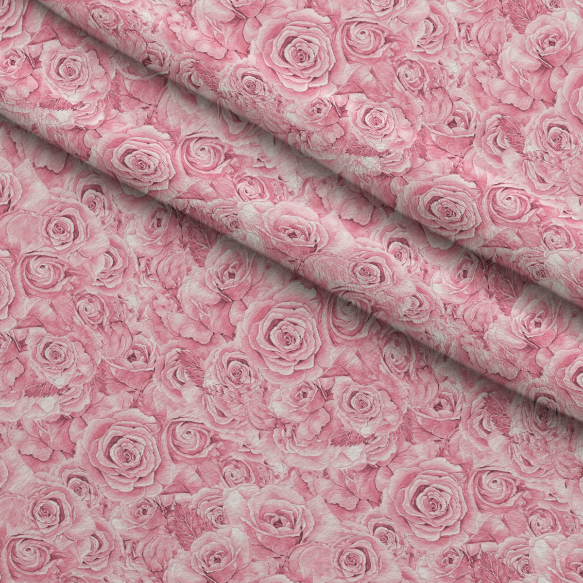 Sepia Blooms Pattern 28 Fleece Fabric — fleece fabric folded close-up preview (mv-fleece-v1:lying)