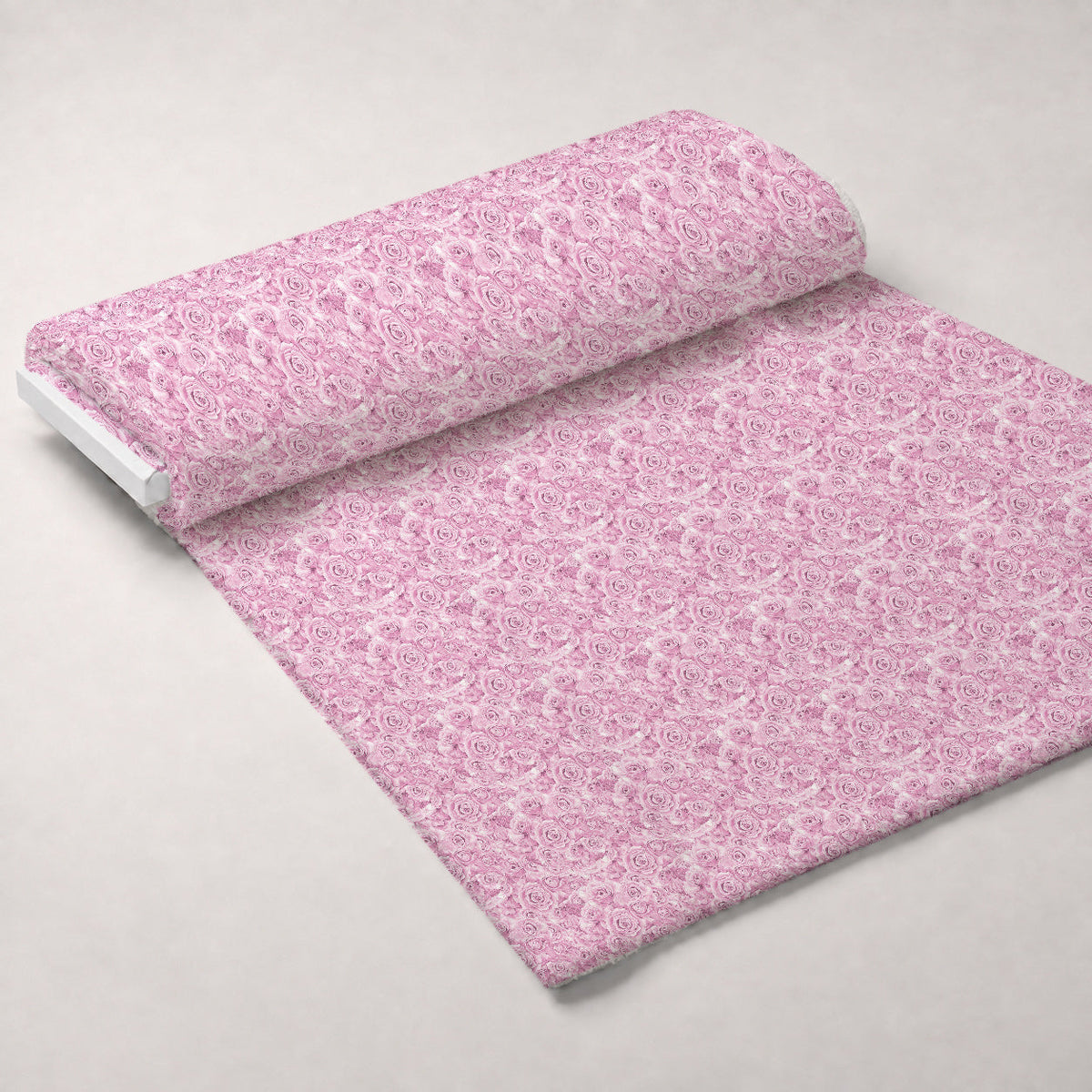 Sepia Blooms Pattern 35 Fleece Fabric — fleece fabric unrolled bolt preview (mv-fleece-v1:bolt)