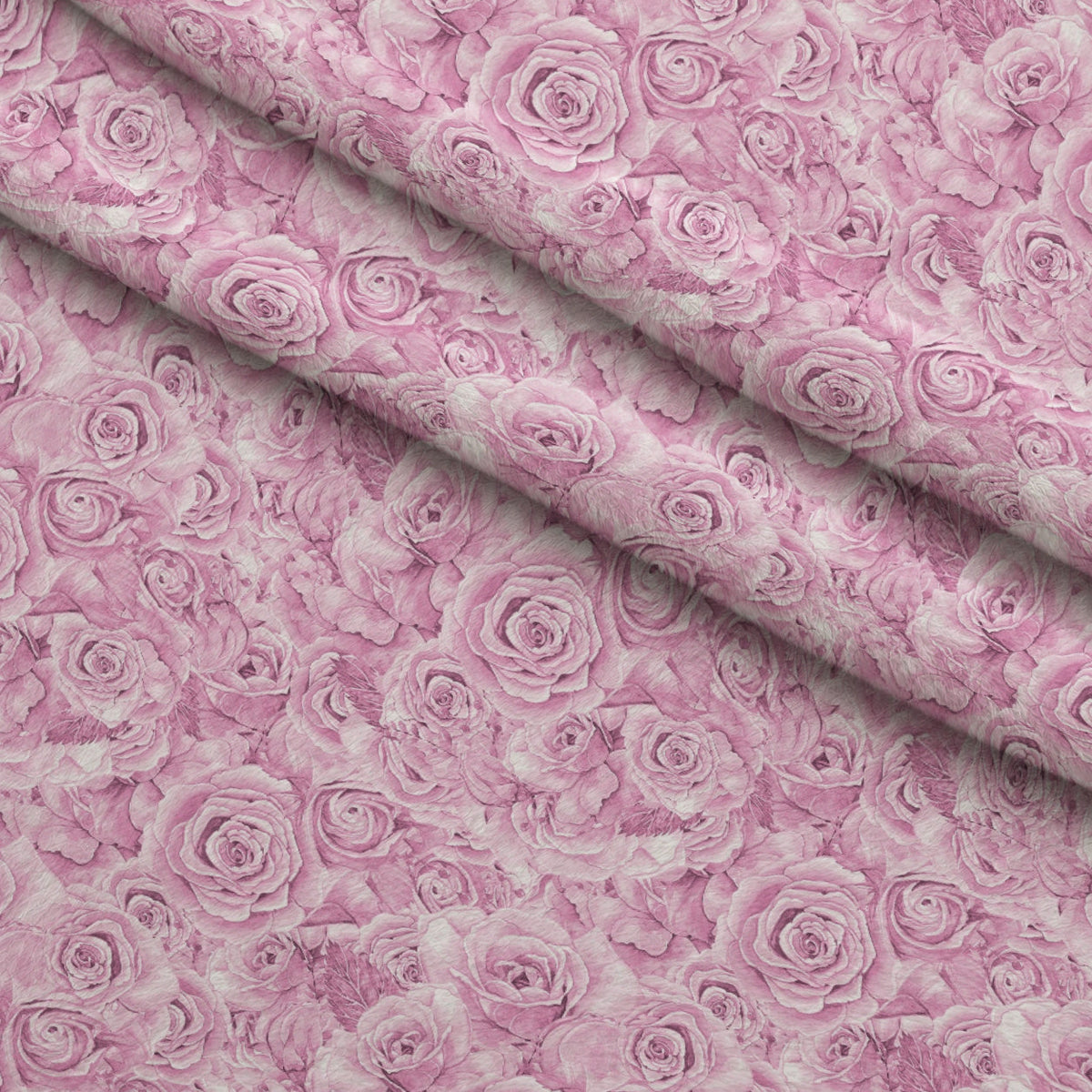 Sepia Blooms Pattern 35 Fleece Fabric — fleece fabric folded close-up preview (mv-fleece-v1:lying)