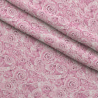 Sepia Blooms Pattern 36 Fleece Fabric — fleece fabric folded close-up preview (mv-fleece-v1:lying)