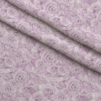 Sepia Blooms Pattern 37 Fleece Fabric — fleece fabric folded close-up preview (mv-fleece-v1:lying)