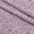 Sepia Blooms Pattern 38 Fleece Fabric — fleece fabric folded close-up preview (mv-fleece-v1:lying)